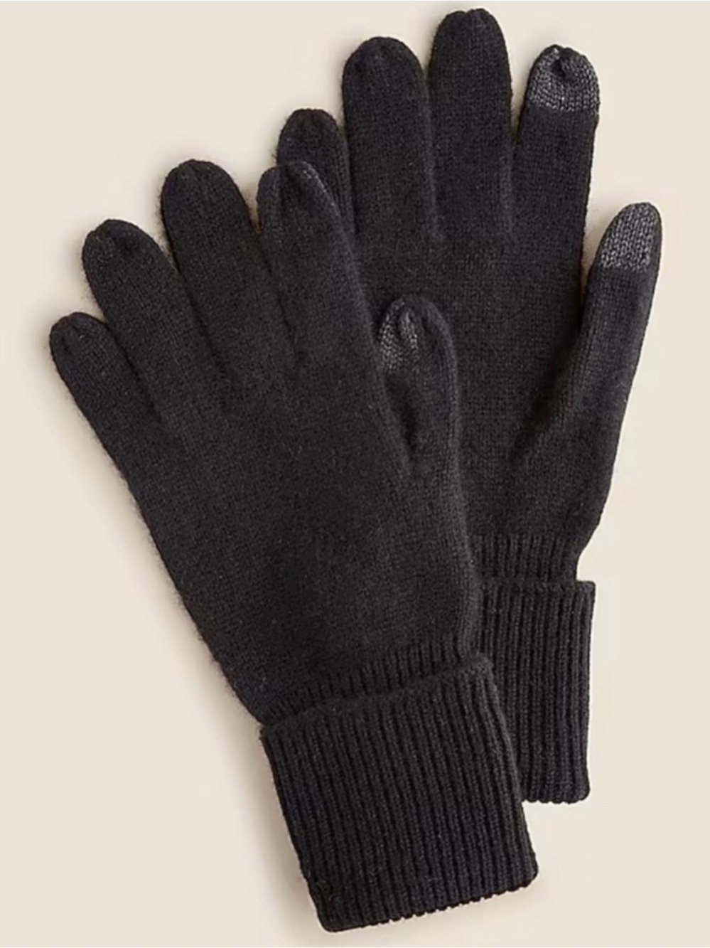 J. Crew Cashmere tech-touch gloves
